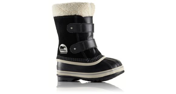 Sorel Childrens 1964 Pac Strap Boot, Black, 12, 1638011010-12