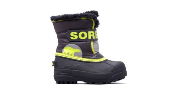 Sorel Childrens Snow Commander Winter Boot, Dark Grey, Warn, 11, 1638111090-11