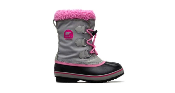 Sorel Childrens Yoot Pac Nylon Boot, Chrome Grey, Or, 9, 1638022061-9