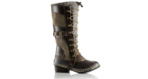 Sorel Conquest Carly Winter Boot - Women's-Camo Brown/Pebble-Medium-8.5 US