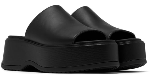 Sorel Dayspring Slide Sandal - Women's, 010, 7.5, 2069741-010-7.5