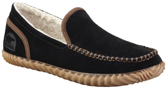 Sorel Dude Moc Winter Slipper - Men's -Black-12 US