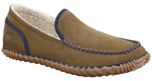 Sorel Dude Moc Winter Slipper - Men's -Olive Brown-10.5