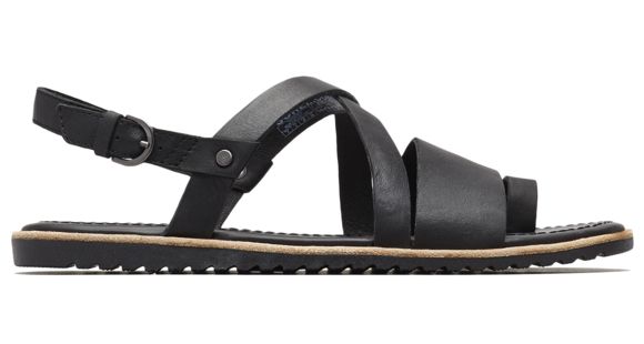 Sorel Ella Criss Cross Casual Sandals - Women's, Black, 8.5, 1855521010-8.5