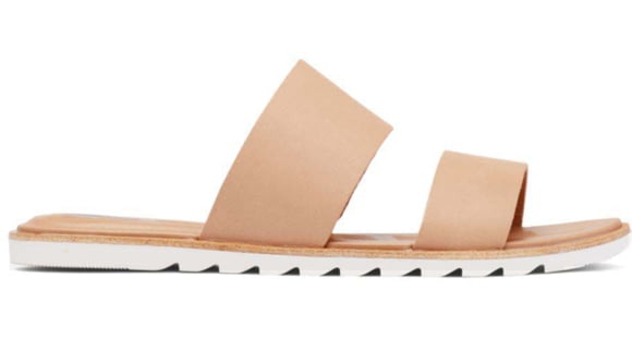 Sorel Ella II Slide Sandal - Women's, Medium, Honest Beige, 7.5, 1972751-Honest Beige-7.5