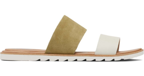 Sorel Ella II Slide Sandals - Women's, Olive Shade/Chalk, 10 US, 1999311-358-10