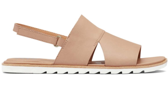 Sorel Ella II Slingback Sandals - Women's, Honest Beige/Sea Salt, 9.5 US, 1997961-246-9.5