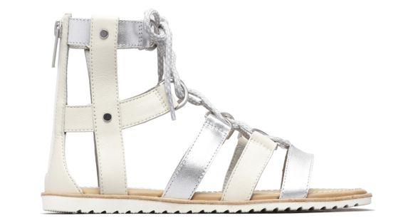 Sorel Ella Lace Up Casual Sandals - Womens, Sea Salt, 8, 1848651125-8