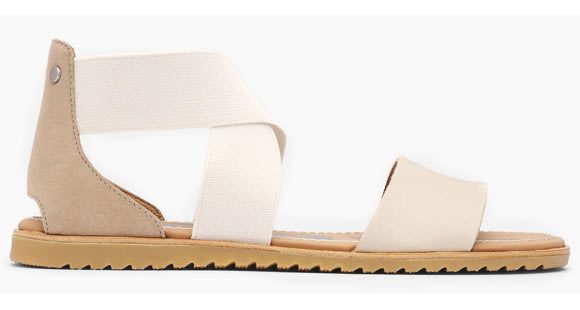 Sorel Ella Sandal Casual Sandals - Women's, Ancient Fossil, 7 US, 1897201-271-7