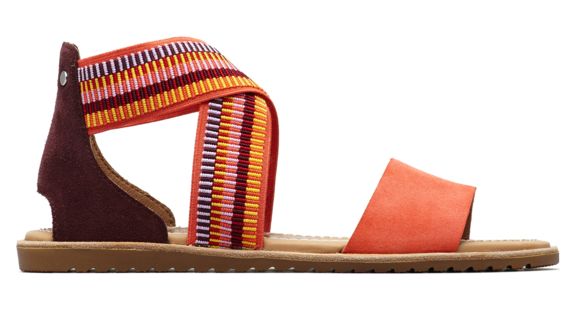 Sorel Ella Sandal Casual Sandals - Womens, Zing, 9, 1843951864-9