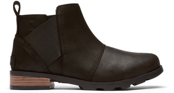 Sorel Emelie Chelsea Bootie - Womens, Black/Black, 7 US, 1749291010-7