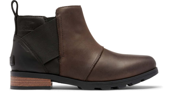 Sorel Emelie Chelsea Bootie - Womens, Blackened Brown, 10 US, 1920881205-10