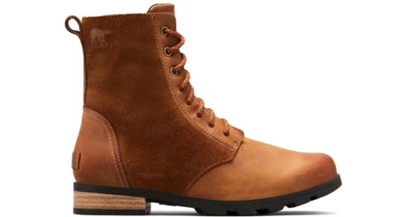 Sorel Emelie Short Lace Boots - Women's, Tuman Camel Brown, 8, 1877051224-8