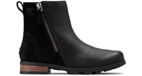Sorel Emelie Zip Bootsie - Women's, KILAY Black, 9.5, 1887911010-9.5