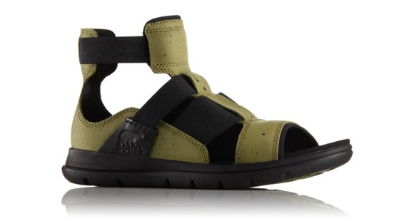 Sorel Explorer Gladiator Sandal, Women's, Olive Drab/Black, 7 US, 1776351389-7