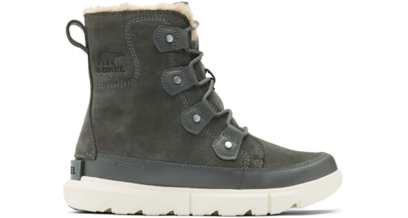 Sorel Explorer II Joan Faux Fur Waterproof Winter Boot - Women's, Grill, Fawn, 9.5, 1951631028-9.5