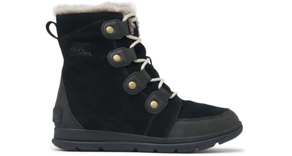 Sorel Explorer Joan Winter Boot - Women's, Black/Dark Stone, 5 US, 1808061010-5