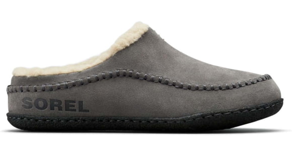 Sorel Falcon Ridge II Slipper - Mens, Quarry/Black, 12 US, 1869741052-12