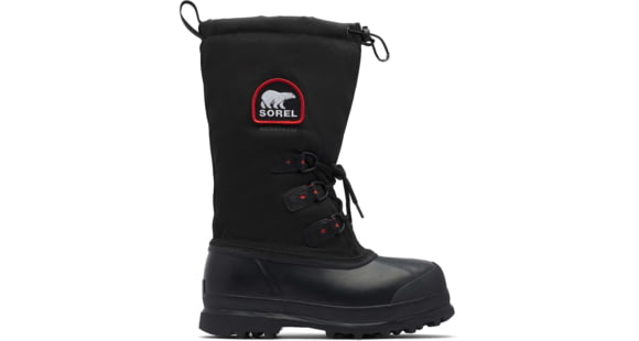 Sorel Glacier XT Winter Boot - Mens, Black/Red Quartz, 12 US, 1573891010-12