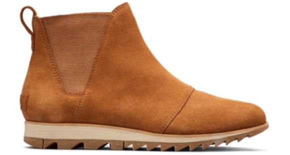 Sorel Harlow Chelsea Boots - Women's, Suede Camel Brown, 10.5, 1870361224-10.5