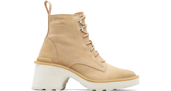 Sorel Hi-Line Heel Lace Boot - Womens, Ceramic, Chalk, 9.5, 2009141-209-9.5