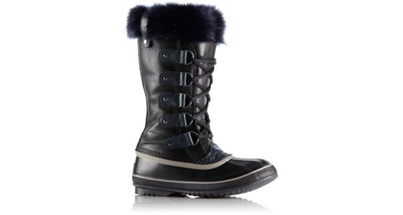Sorel Joan Of Arctic Obsidian Winter Boot - Women's-Black/Collegiate Navy-Medium-8