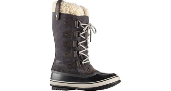 Sorel Joan of Arctic Shearling Winter Boot - Women's-Dark Grey/Black-Medium-7