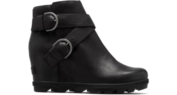 Sorel Joan Of Arctic Wedge II Buckle Bootie - Womens, Black, 9.5 US, 1870251010-9.5