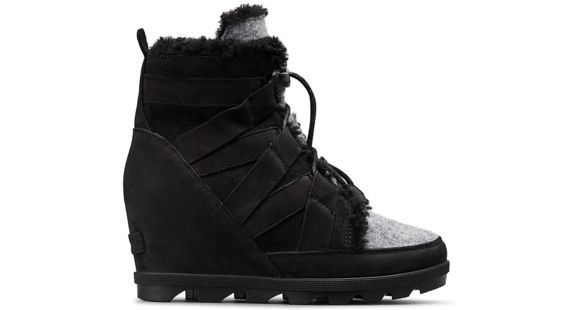 Sorel Joan Of Arctic Wedge II Cozy - Women's, Black, 7, 1870241010-7