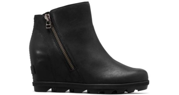 Sorel Joan Of Arctic Wedge II Zip Bootie - Womens, Black, 6.5 US, 1870231010-6.5