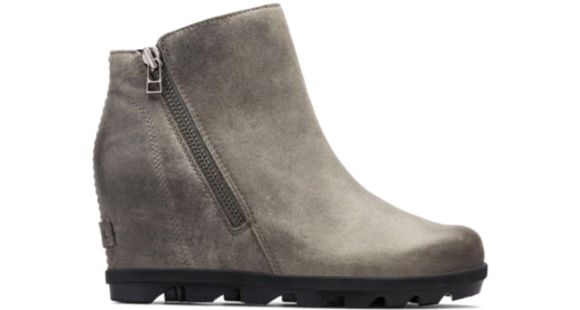 Sorel Joan Of Arctic Wedge II Zip Bootie - Womens, Quarry, 6 US, 1870231052-6