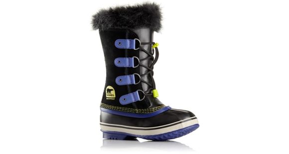 Sorel Joan Of Arctic Winter Boot - Youth-Black/Purple Arrow-1 Youth