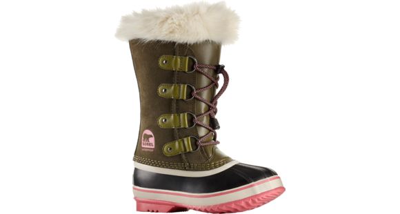 Sorel Joan Of Arctic Winter Boot - Youth-Nori/Winter Rose-2 Youth