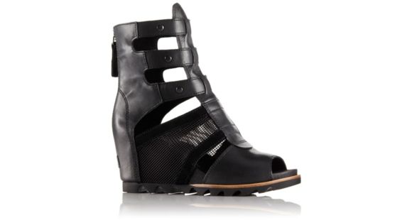 Sorel Joanie Gladiator Sandal - Women's-Black-Medium-7.5