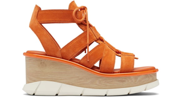 Sorel Joanie III Lace Wedge Sandals - Women's, Desert Sun/Chalk, 10 US, 1999371-806-10