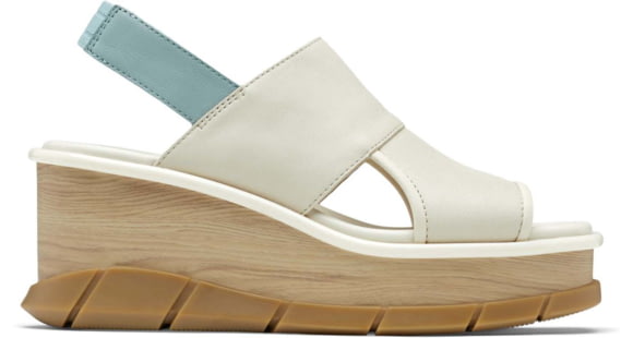 Sorel Joanie III Slingback Wedge Sandals - Women's, Chalk/Crushed Blue, 8.5 US, 1999421-191-8.5