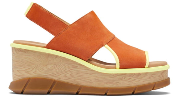 Sorel Joanie III Slingback Wedge Sandals - Women's, Desert Sun/Tranquil Yellow, 10 US, 1988471-806-10