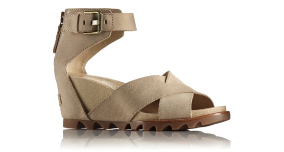 Sorel Joanie Sandal II Suede, Women's, Oatmeal, 7.5 US, 1787311241-7.5