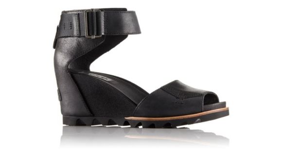 Sorel Joanie Sandal - Women's-Black/Sea Salt-Medium-5