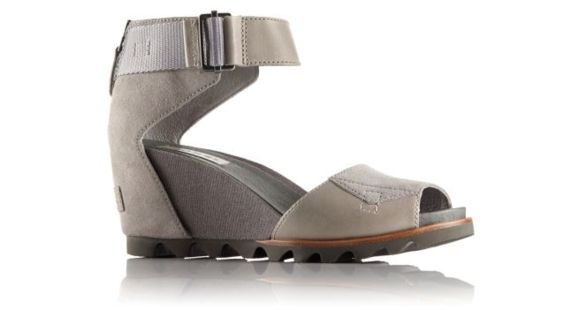 Sorel Joanie Sandal - Women's-Dove/Quarry-Medium-10.5