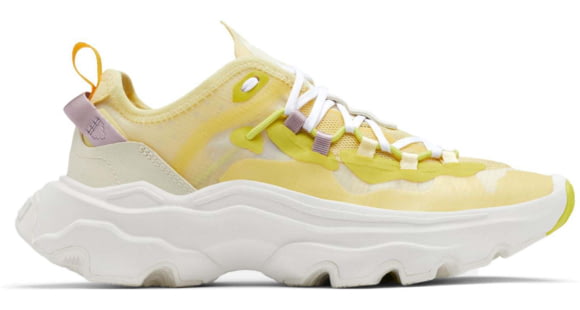 Sorel Kinetic Breakthru Tech Lace Sneakers - Women's, Tranquil Yellow/Chalk, 9.5 US, 1986291-780-9.5