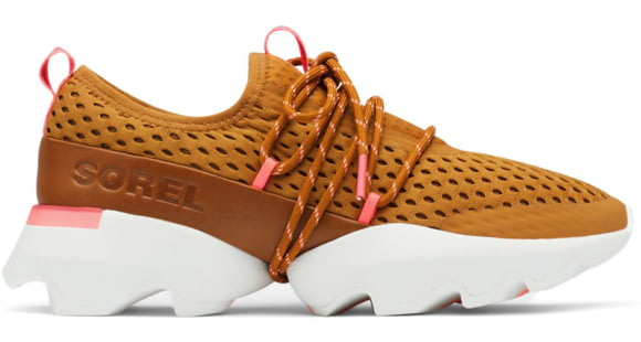 Sorel Kinetic Impact Lace Sneakers - Women's, Burnished Amber, Coral Glow, 8, 1942111-795-8