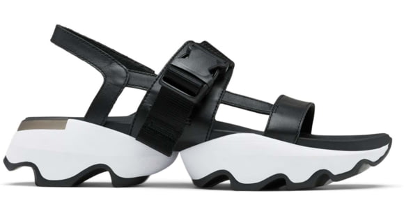 Sorel Kinetic Impact Sling Sandals - Women's, Black/White, 9 US, 1999461-010-9