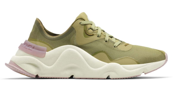 Sorel Kinetic RNEGD Float Sneakers - Women's, Olive Shade/Shale Mauve, 8.5 US, 1981611-358-8.5
