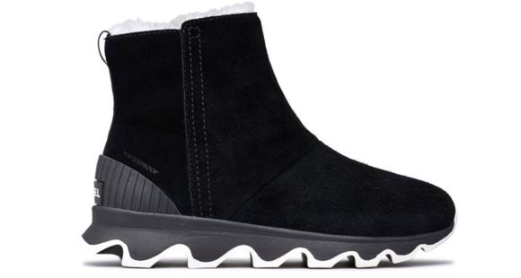 Sorel Kinetic Short Boots - Women's, Black, Sea Salt, 6.5, 1808191010-6.5