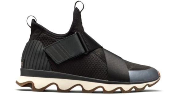 Sorel Kinetic Sneak Sneaker - Women's, Black, White, 10.5, 1870391010-10.5