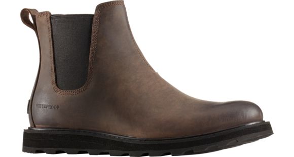 Sorel Madson Chelsea Waterproof Casual Boot - Men's-Tobacco/Black-Medium-11.5
