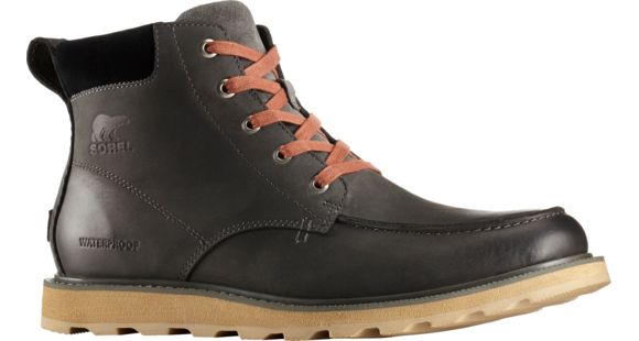 Sorel Madson Moc Toe Waterproof Boot - Men's, Grill, Black, 13, 1767231028-13