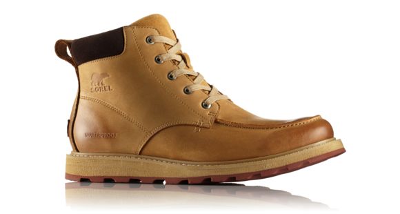Sorel Madson Moc Toe Waterproof Casual Boot - Men's, Buff/Crouton, 14, 1767231281-14