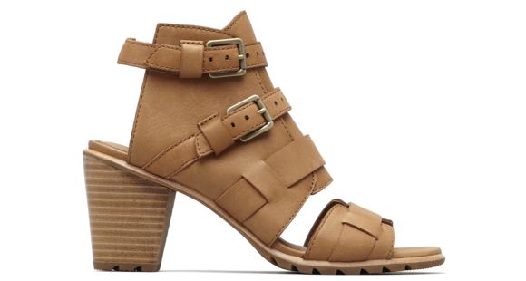 Sorel Nadia Buckle Ii Casual Sandals - Womens, Camel Brown, 5.5, 1848211224-5.5